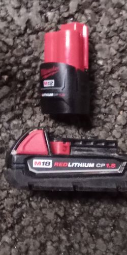 M18 & M12 Milwaukee Battery