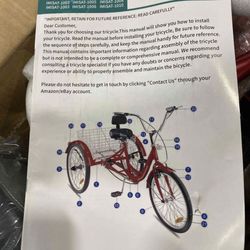 Tricycle 7 Speed New In Box
