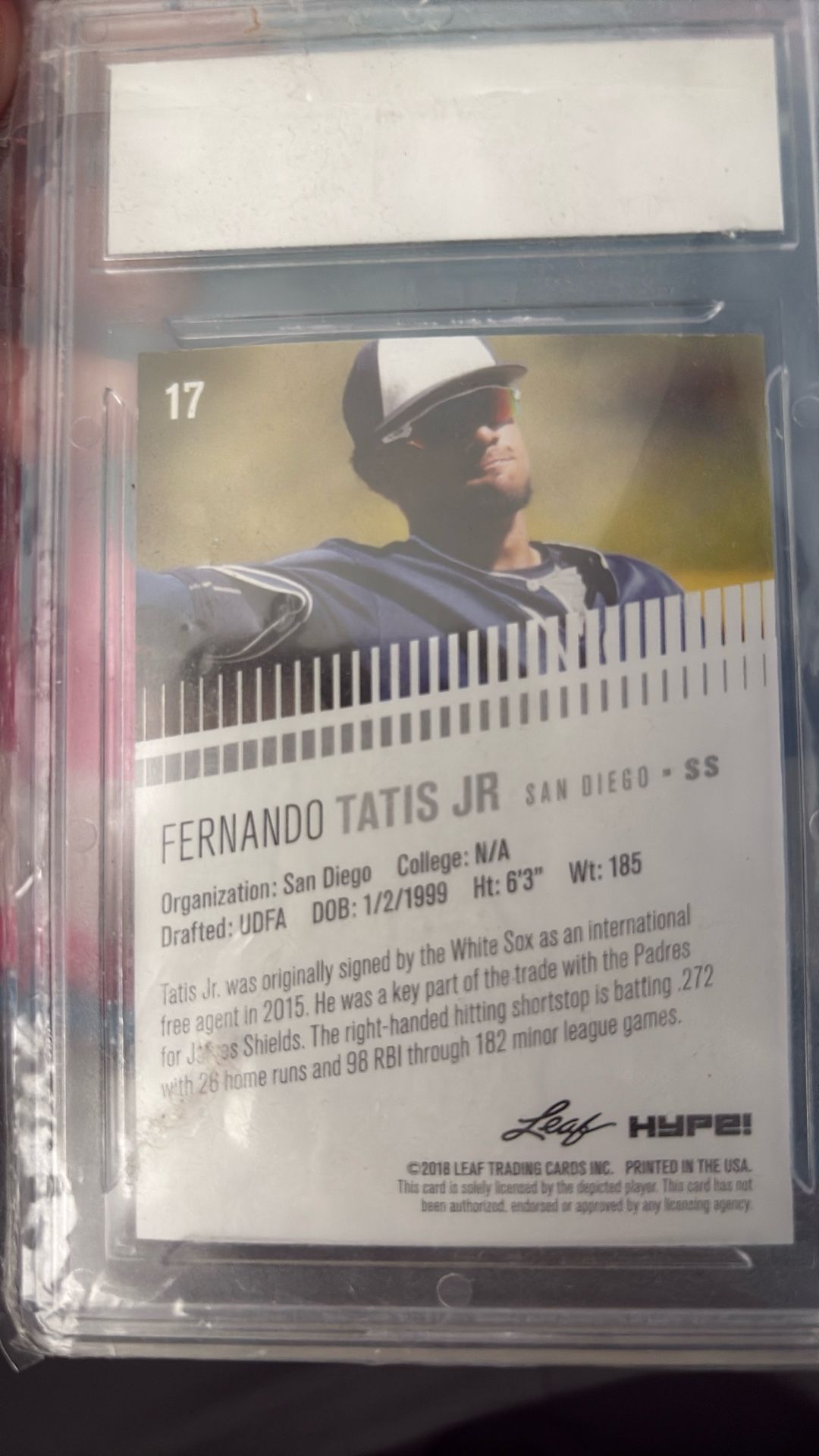 Fernando Tatis Gem Mint 10 