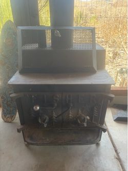 Fisher Wood Stove Grandpa Bear