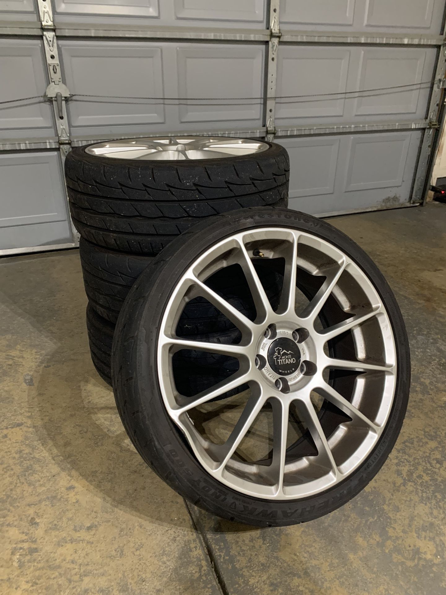 Firestone Firehawk Indy 500 19” with Monte Titano MT7 Ventoso rims