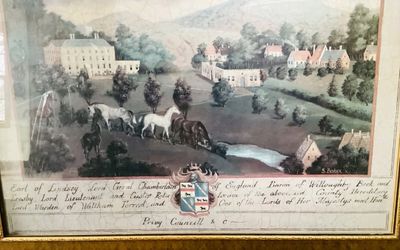 Fair Lawn County of Lincoln by S. Bender Privy Council 33"x28" Signed RARE Print