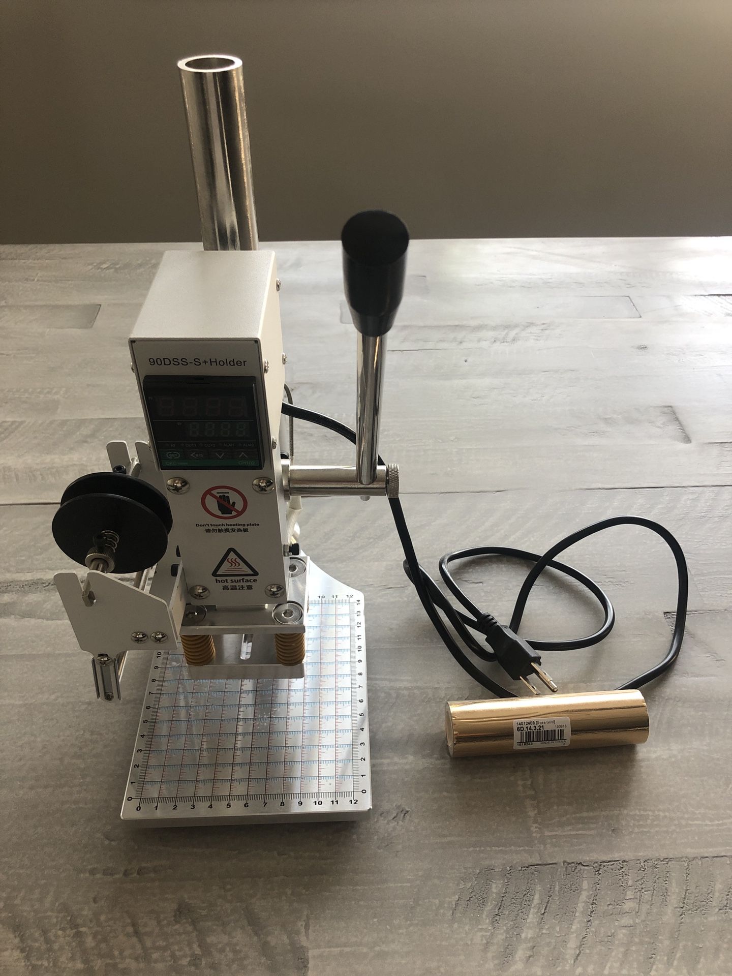 Hot Foil Stamping Machine For Paper, Embossing, Leather, Logo