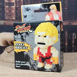 Street Fighter Ken Pixel Bricks Set by Capcom 188 Pieces Figure