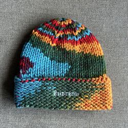 Supreme Gradient Spacedye Multicolor Beanie (OS) Brand New