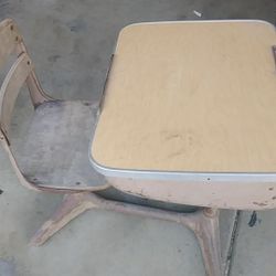 Old school desk