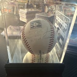 Cal ripken jr signed hall of fame 2007 baseball 