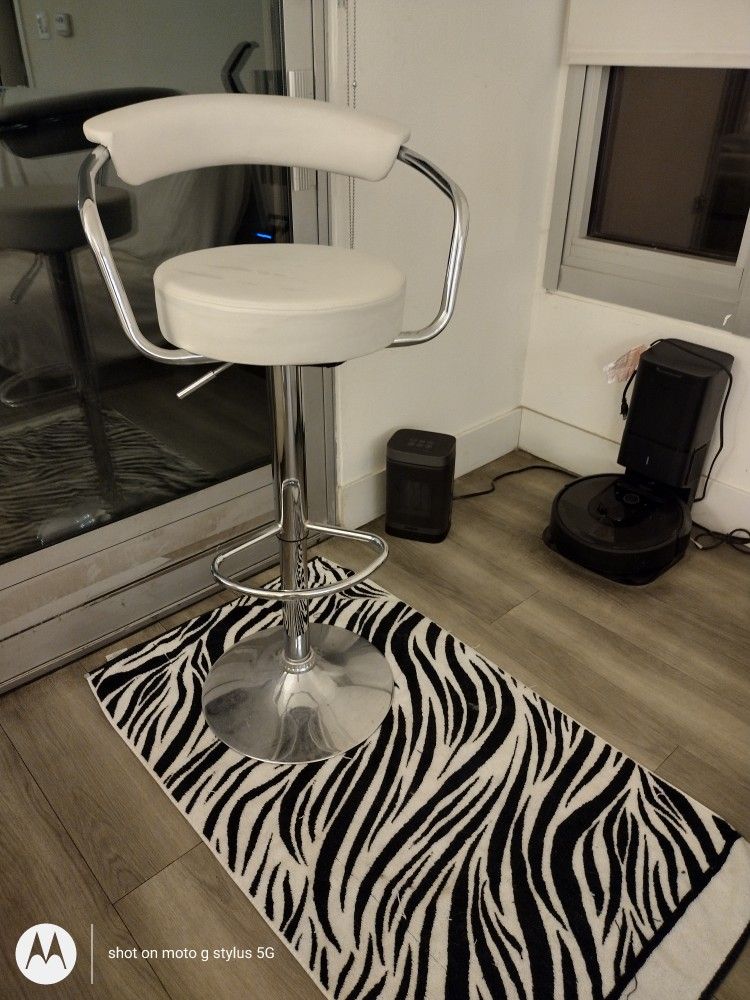 Faux Leather Bar Stool