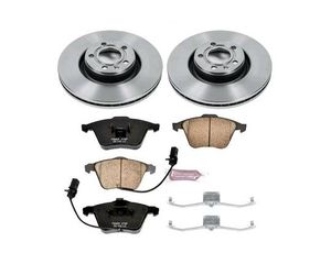 Audi A6 2005-2011 Front rotors z17 brakes kit 17-915a (#8)
