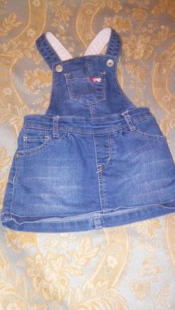 Levi's jumper skirt and petitlem romper