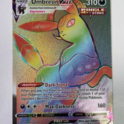 Pokemon TCG 214/203 Umbreon VMax Rainbow Evolving Skies Ultra Rare Card Mint for Sale in Chula Vista, CA - OfferUp Pokemon TCG 214/203 Umbreon VMax Rainbow Evolving Skies Ultra Rare Card Mint for Sale in Chula Vista, CA - OfferUp