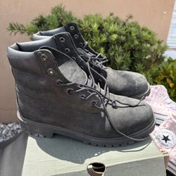 Black Junior Timberland Boots