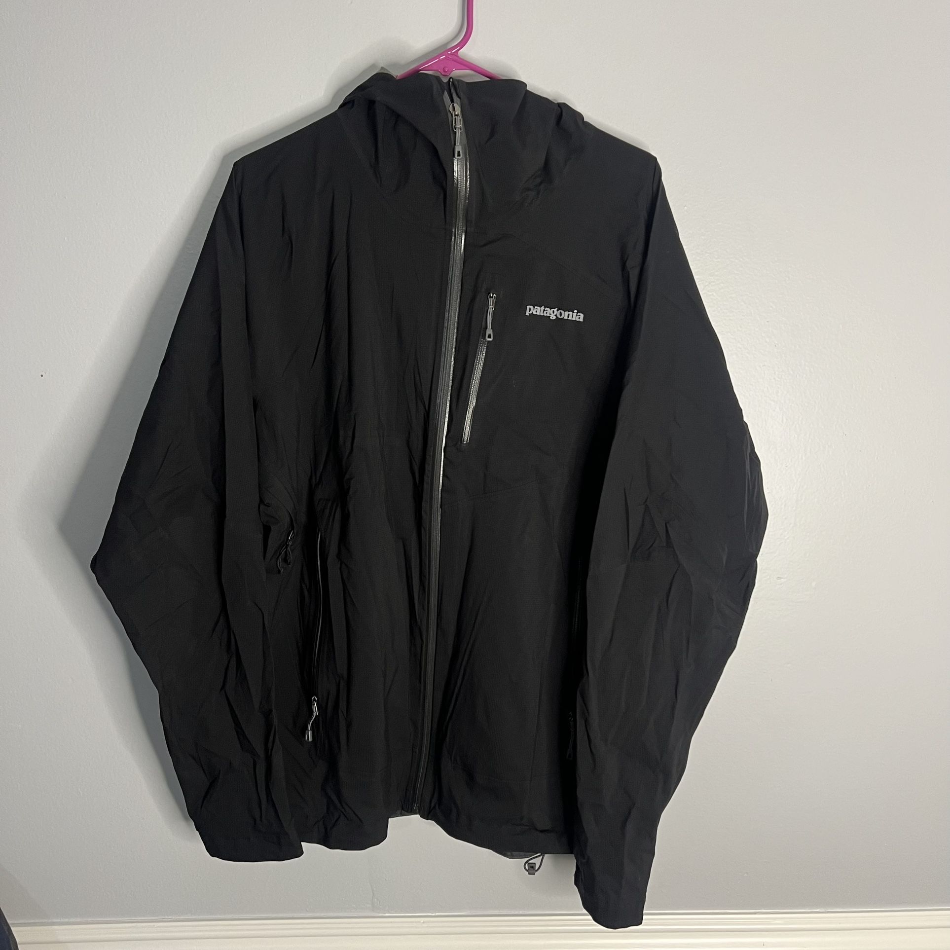 Patagonia Stretch Rainshadow Jacket Mens Large Black