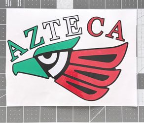 Azteca vinyl decal