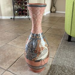 Tońala Tall Mexican Pottery/Vase Decor