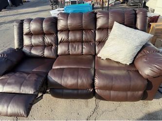 Ashely furniture Dura blend reclining sofa, and love seat