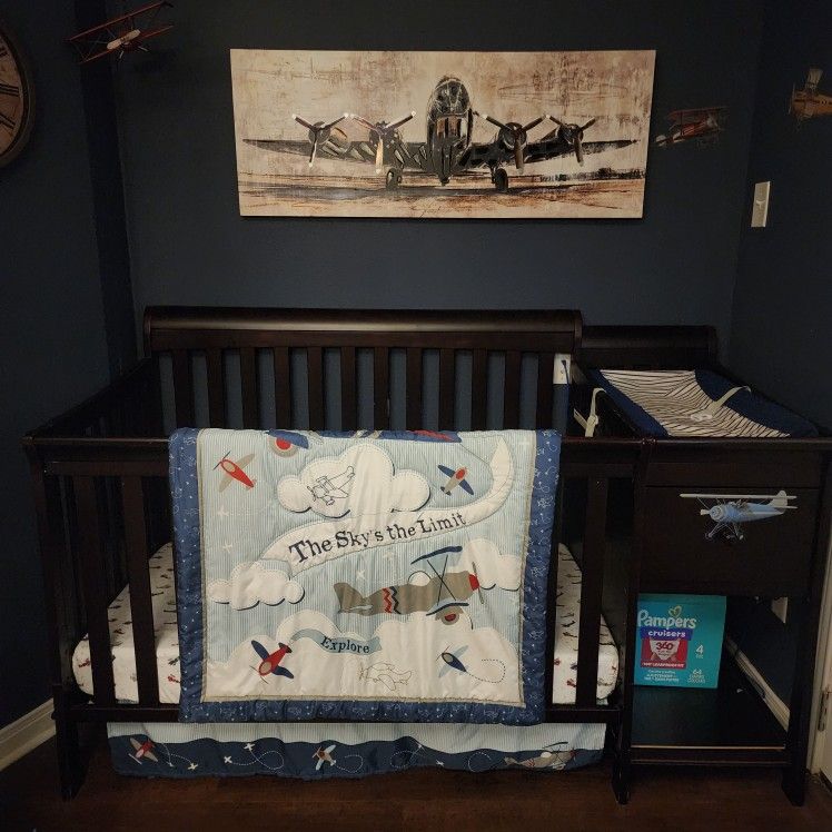 Crib With Changing Table 