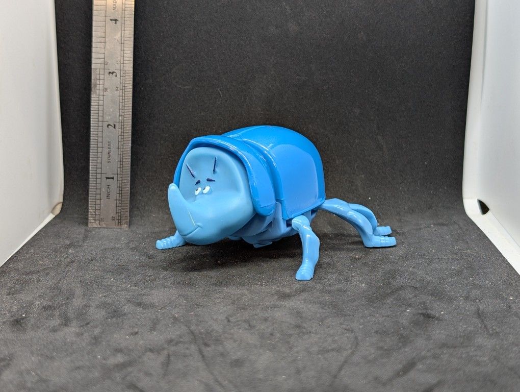 McDonald's Happy Meal Toy 1998 Disney Pixar A Bugs Life #1 Dim Rhinoceros Beetle
