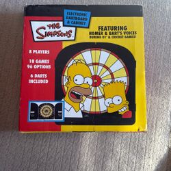 Vintage "The Simpsons" electronic dartboard