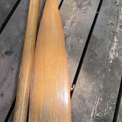 Vintage Two-Piece Paddle Oar 