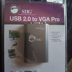 SIIG USB 2.0 to VGA Pro