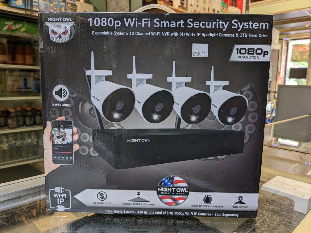 Brand New Night Owl 1080P Wifi Smart Security System