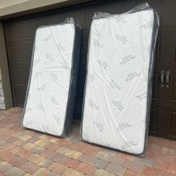   Mattresses: twin, full , queen regular ,  Colchon Nuevo Colchones plush or pillow top available cama bed mattress 