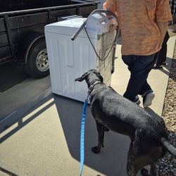 Washer. Still Works But Barely. Spin Cycle Out Of Balance. Parts Only.