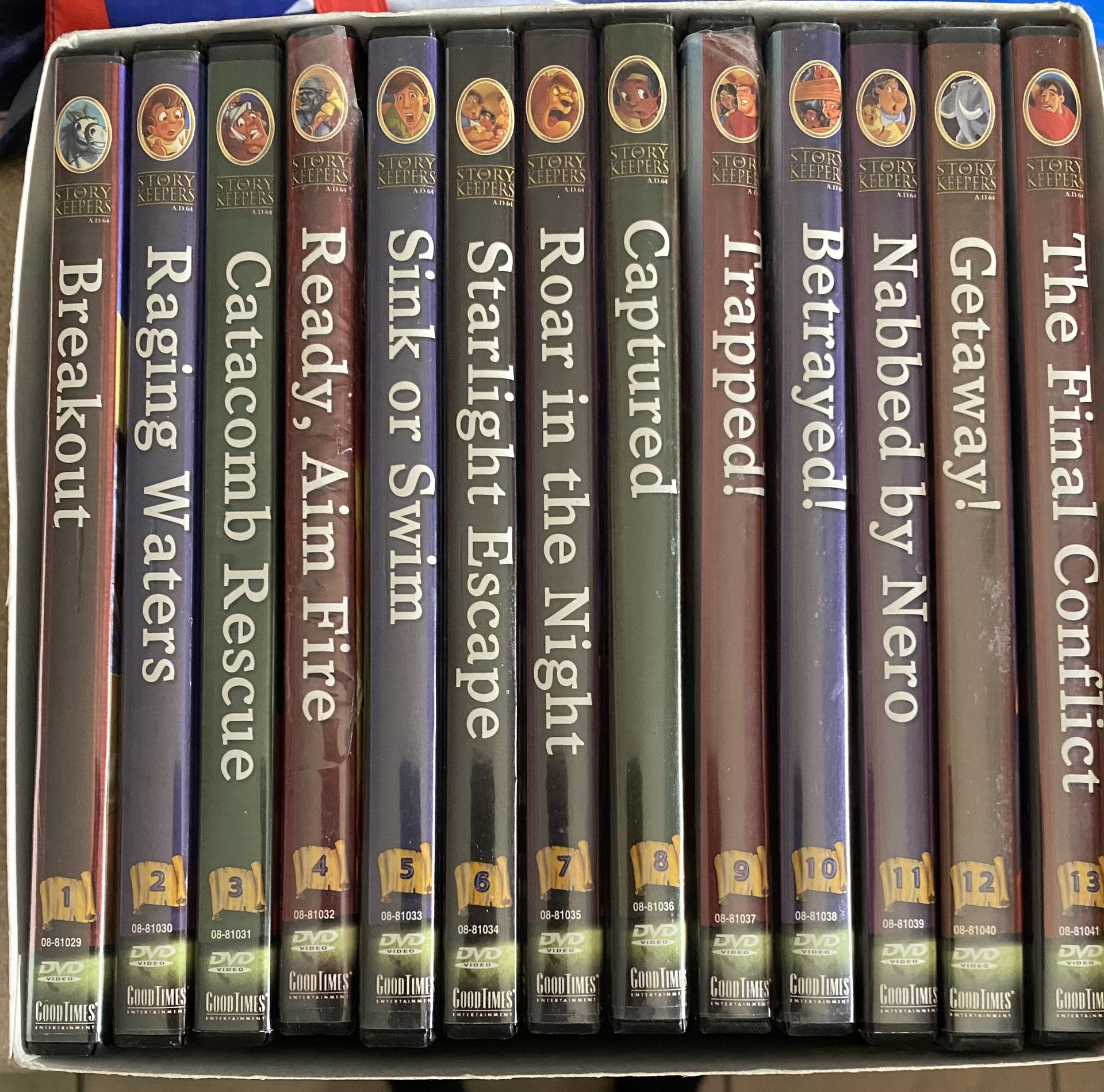 1996 The Story Keepers DVD Complete Set Bible Story