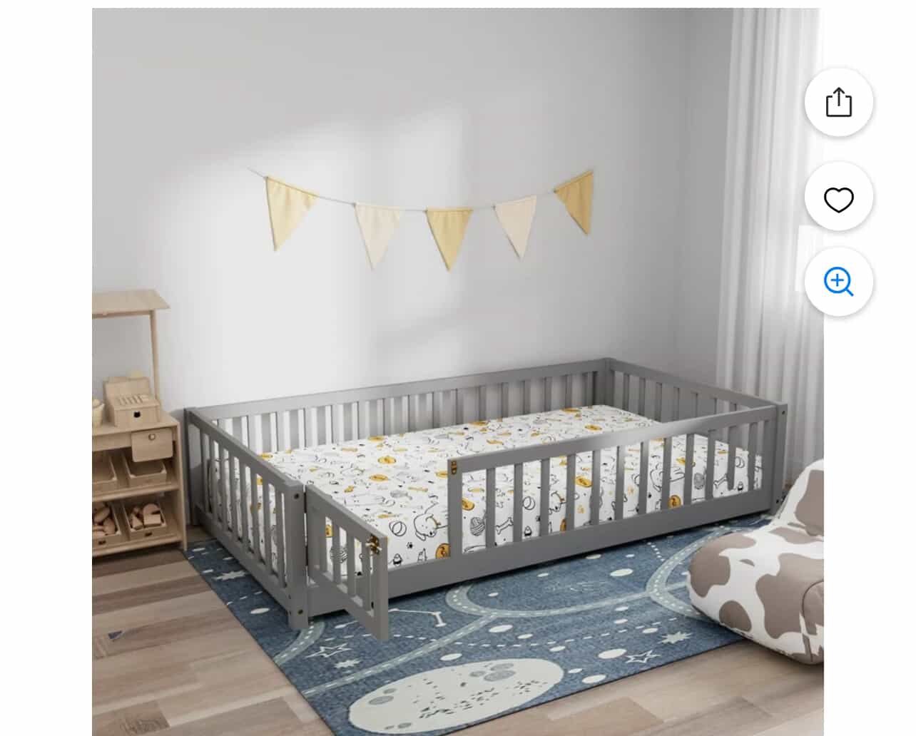 Toddler Floor Bed