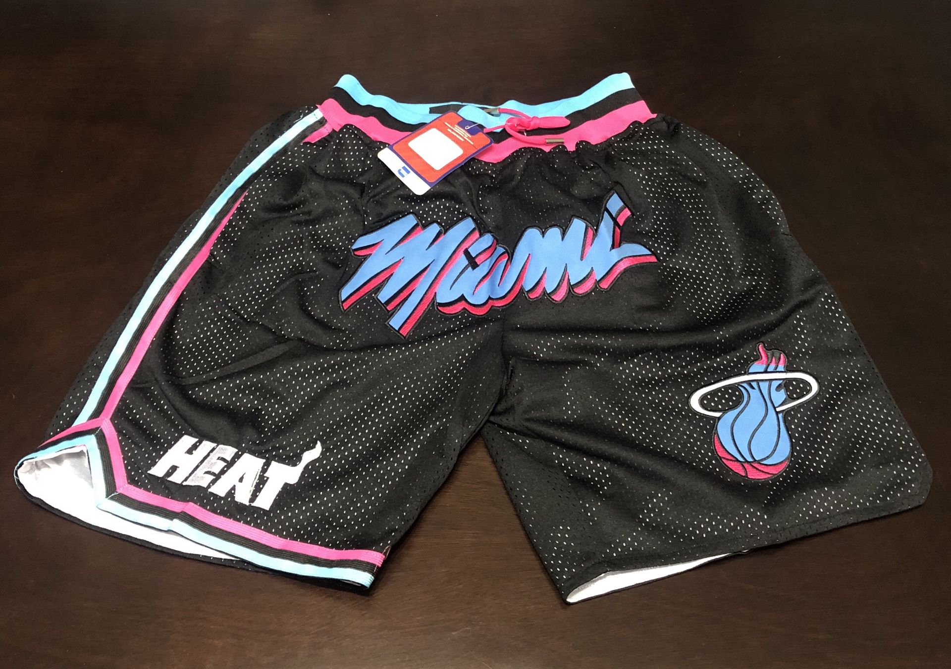 Just Don Miami Heat Basketball Shorts