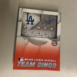 LA Dodgers Bingo Game MLB Rare 