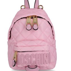 Moschino Pink Mini Backpack 