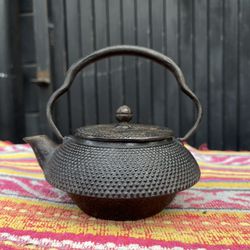 Small Black Iron Tea  Pot 
