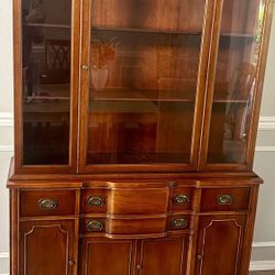 Cherry China Hutch