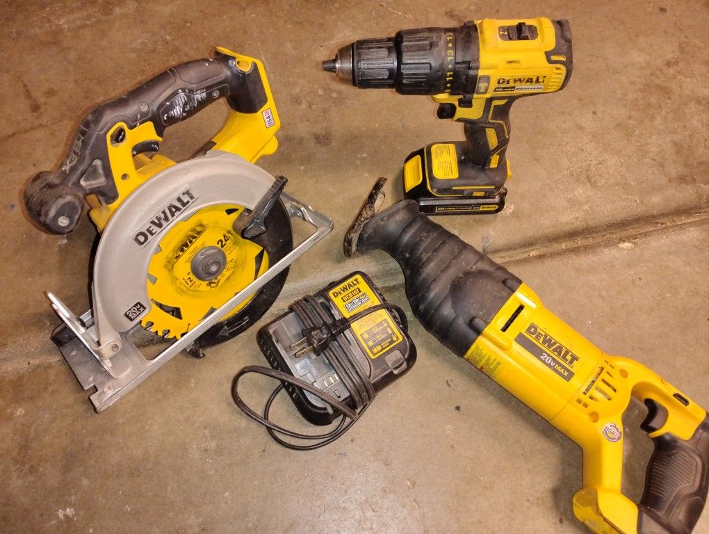 DeWalt 20V Lithium Battery Tools
