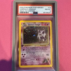 2000 POKEMON GYM HEROES SABRINA'S GENGAR HOLO-1ST EDITION