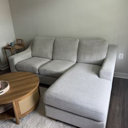 Thomasville Dillard Sofa with Reversible Chaise