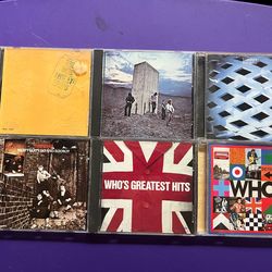 6-CD's by The Who