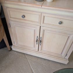 Rustic Light Wood Cabinet – Great Condition!