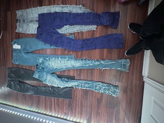 Super stacked jeans collection size 34