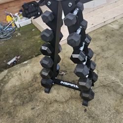 Dumbells Weights With Rack 