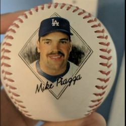 Dodgers baseball three Mike piazza Eric karros