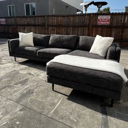 Dark Grey Sofa Sectional 