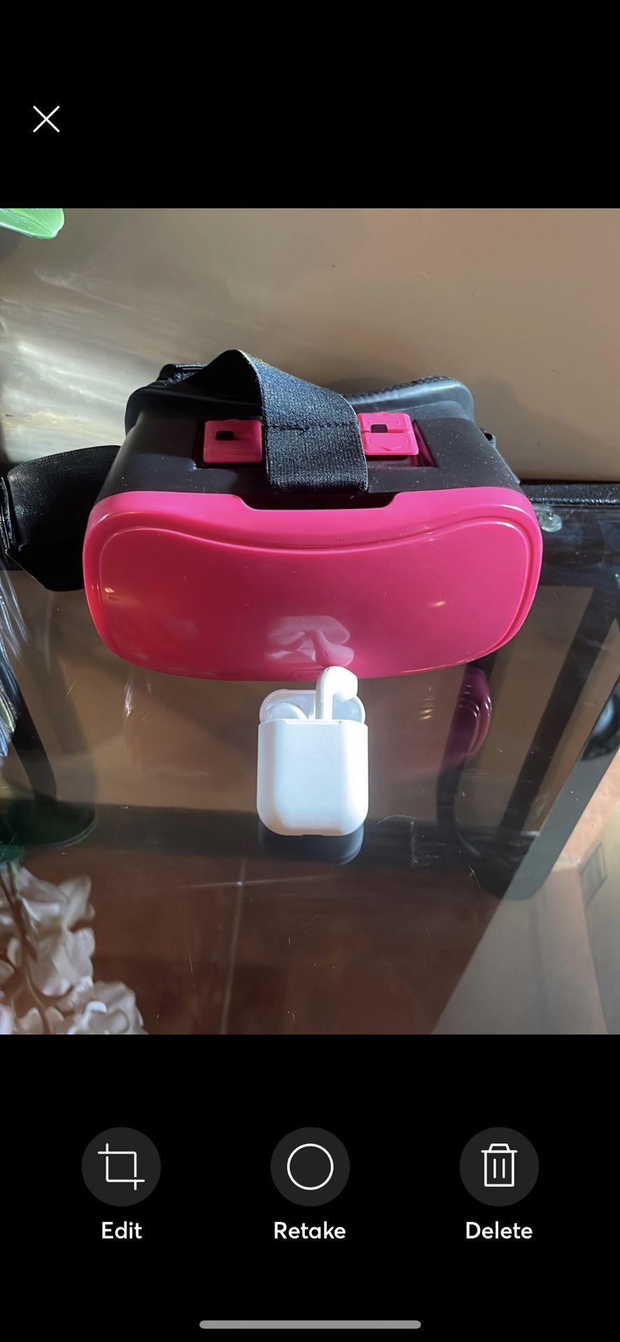 VR Headset And Bluetooth Wireless Headphones