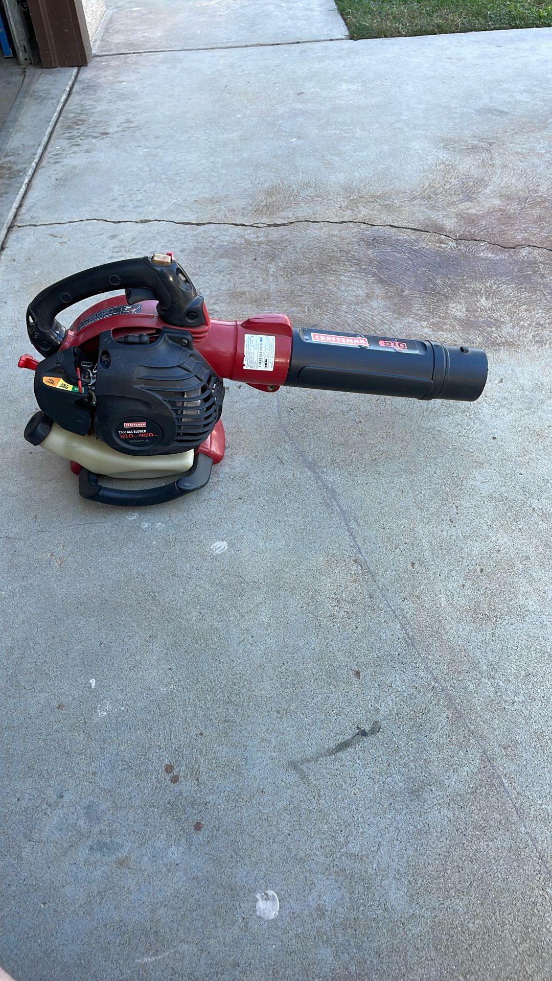 Craftsman Gas Blower, Used But Still In Good Condition.