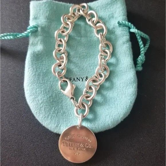 Tiffany & Co. Round Tag Bracelet