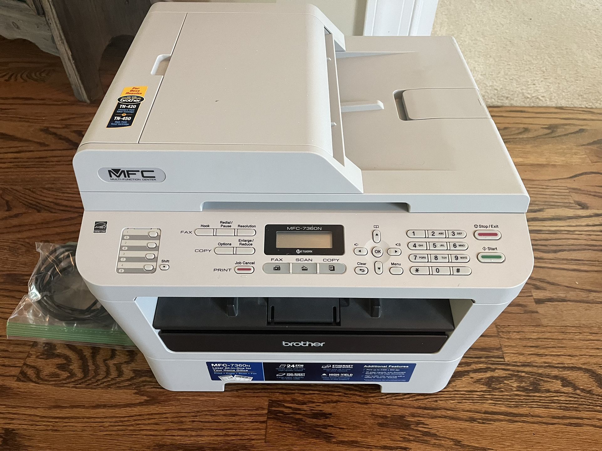 Brother MFC-7360N Laser Printer Scanner Copier