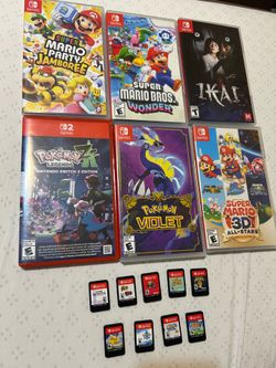 Nintendo Switch 15 Game Lot bundle super mario 3d all stars smash bros kirby paper pokemon