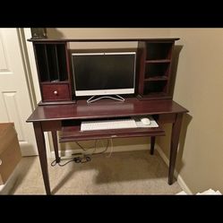 Desk And File Cabinet $150 Obo. Selling Together Only